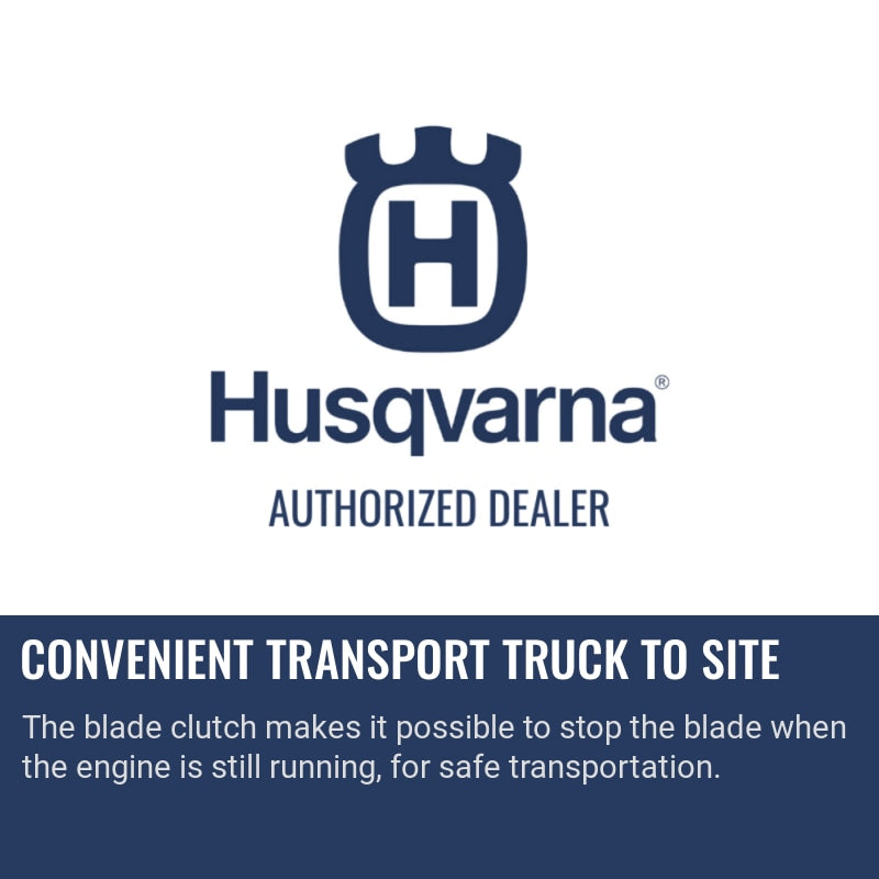 Husqvarna FS 7000 D Tier 4 Convenient transport truck to site