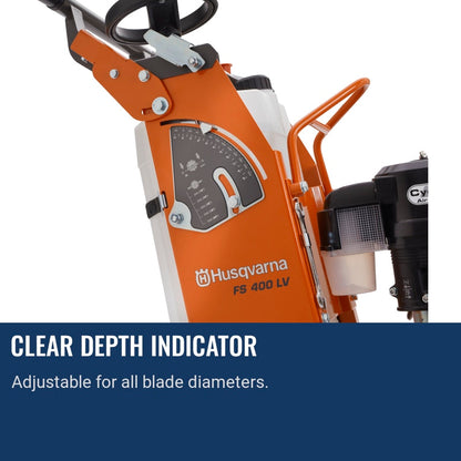 Husqvarna FS400LV Clear depth indicator