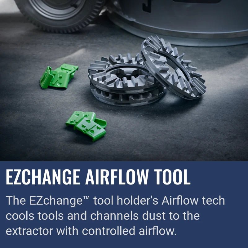 Husqvarna PG 8 DR, EZchange Airflow tool