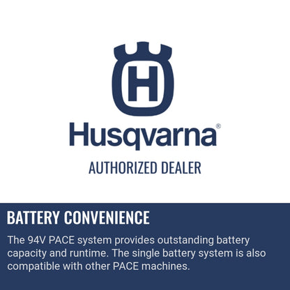 Husqvarna K 1 PACE Rail Battery convenience