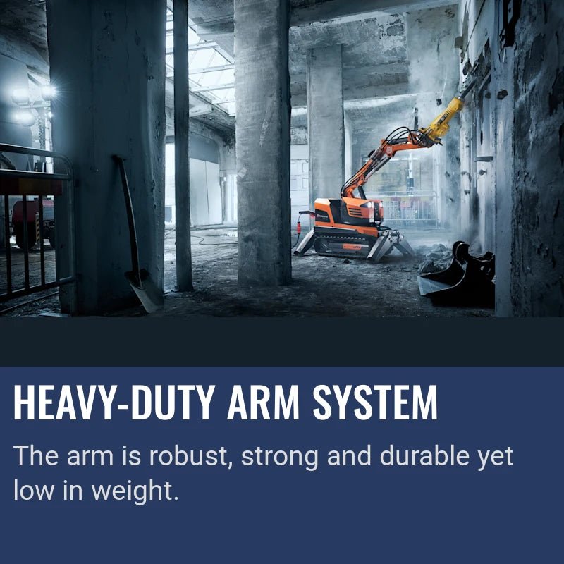 Husqvarna DXR 95, Heavy-duty arm system