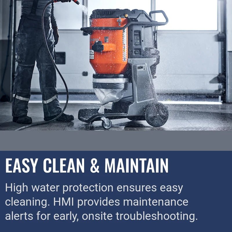 Husqvarna DE 130 H, Easy clean & maintain