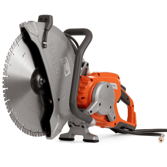 Husqvarna K 7000 hand-held disc cutter with 16" blade - powerful cutting tool.