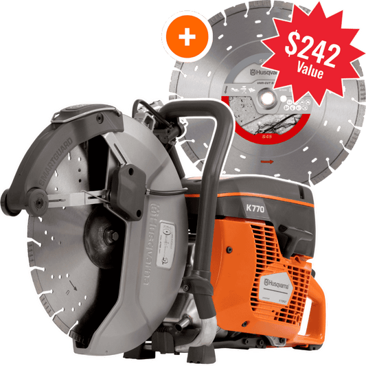 Husqvarna K770 SmartGuard Disc Cutter 14" - Gas