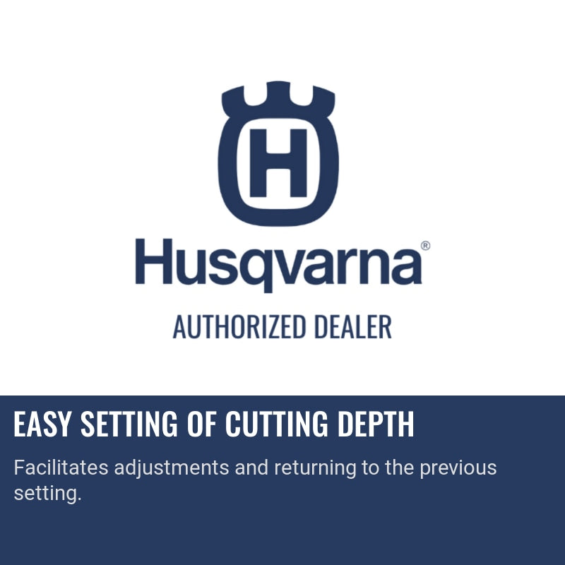 Husqvarna KV 7 Easy setting of cutting depth