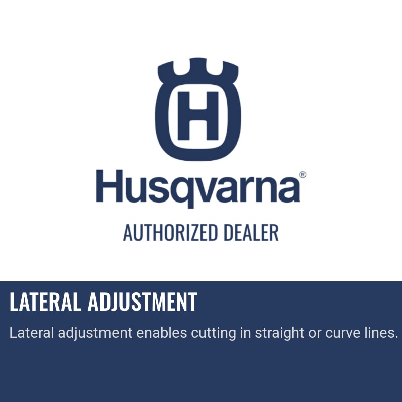 Husqvarna KV 9 / 12 Lateral adjustment