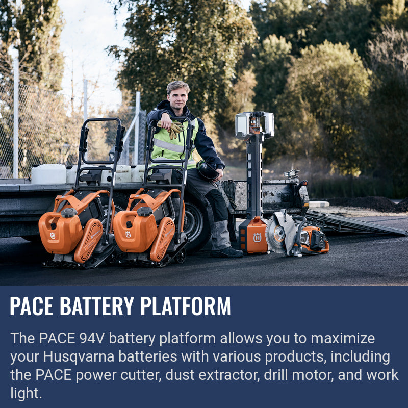 Husqvarna LF100 PACE PACE battery platform