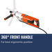 Husqvarna DM 220, 360° front handle