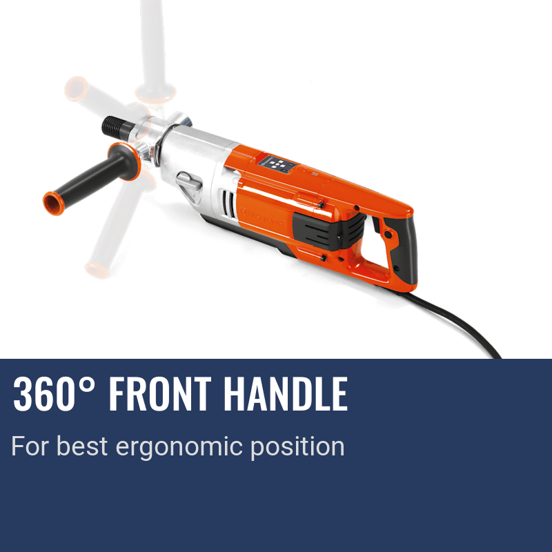 Husqvarna DM 220, 360° front handle