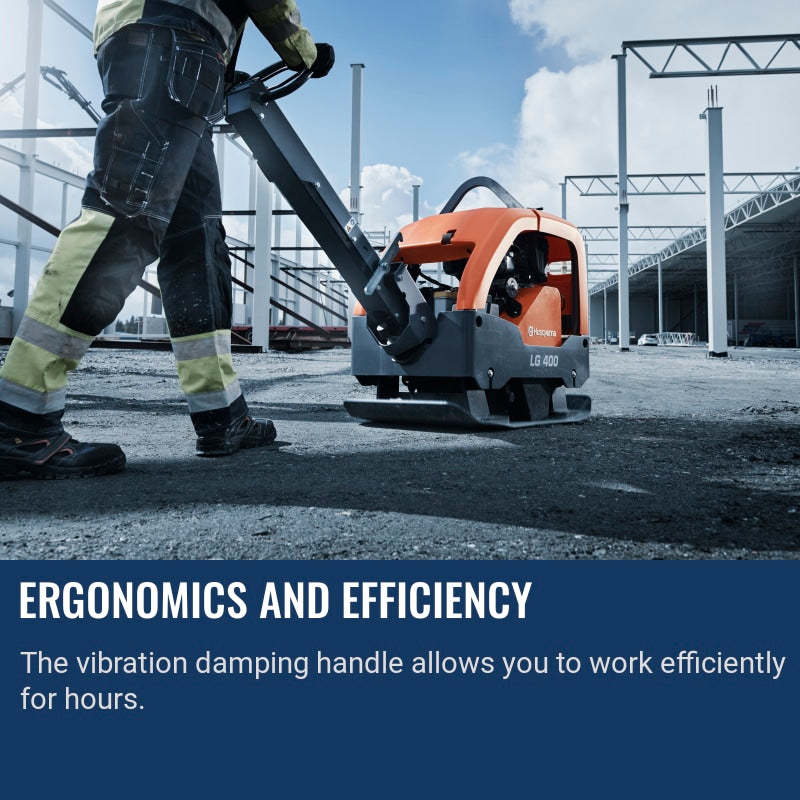 Husqvarna LG 400 Ergonomics and efficiency