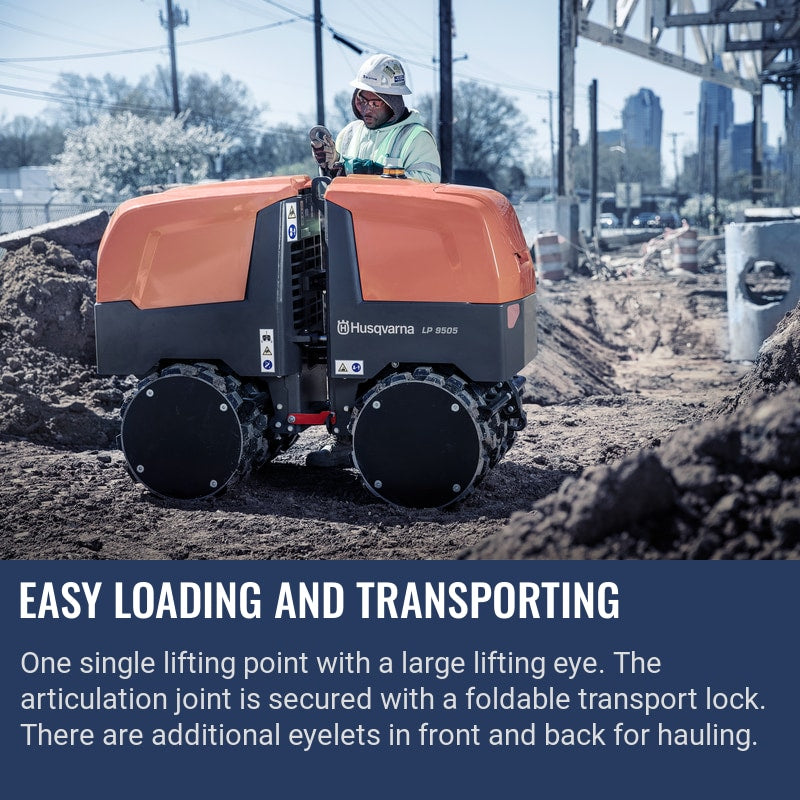 Husqvarna LP 9505 Easy loading and transporting