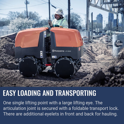 Husqvarna LP 9505 Easy loading and transporting