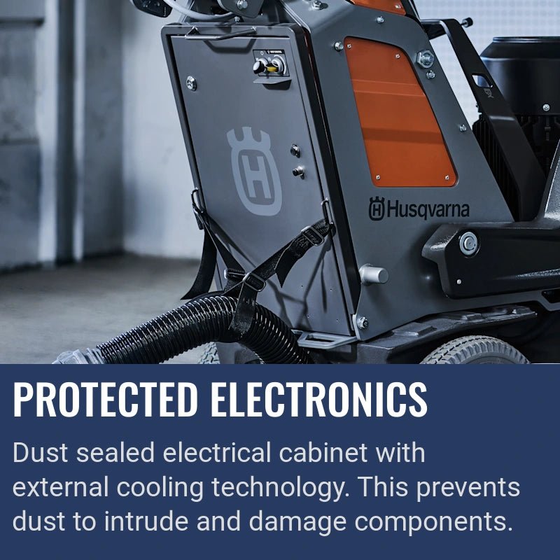 Husqvarna PG 8 DR, Protected electronics