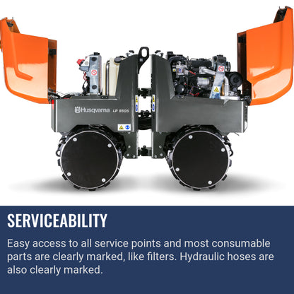 Husqvarna LP 9505 Serviceability
