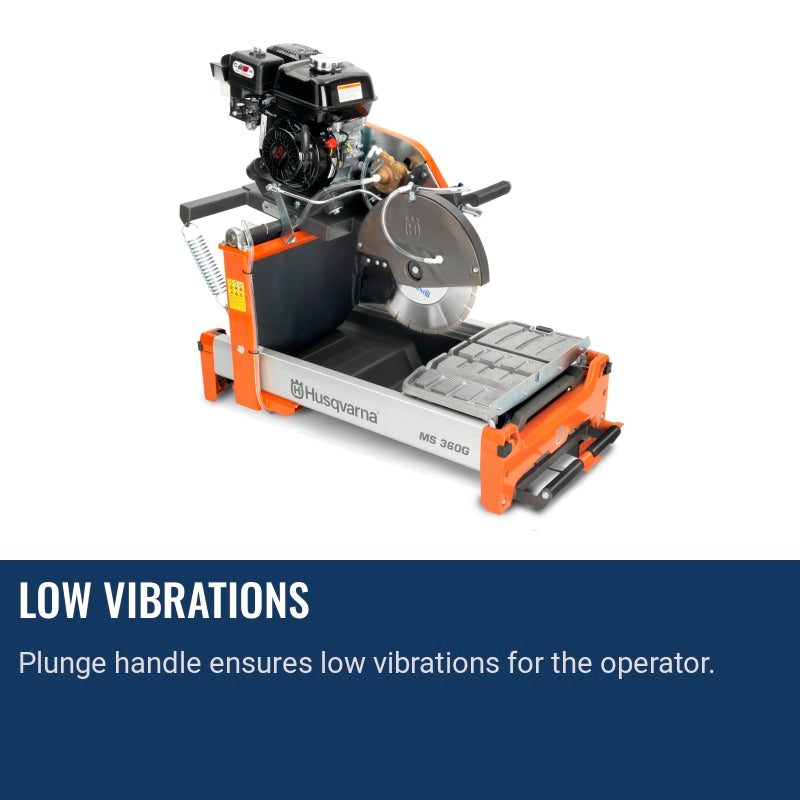 Husqvarna MS 360G Low vibrations