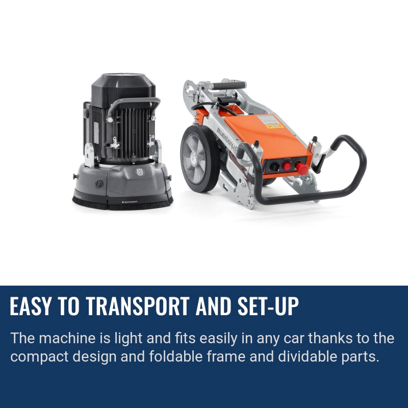 Husqvarna PG 280 III Easy to transport and set-up