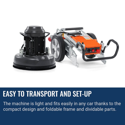 Husqvarna PG 400 Easy to transport and set-up