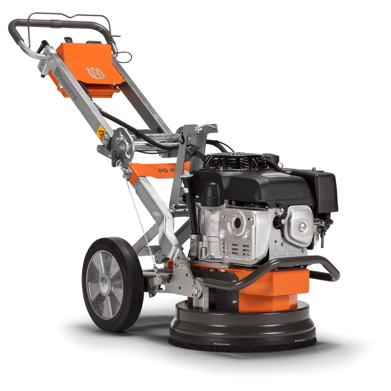 Husqvarna PG 400 Gas Single-Disc Floor Grinder - Powerful and efficient concrete grinding machine.