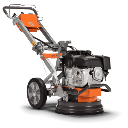 Husqvarna PG 400 Gas Single-Disc Floor Grinder - Powerful and efficient concrete grinding machine.