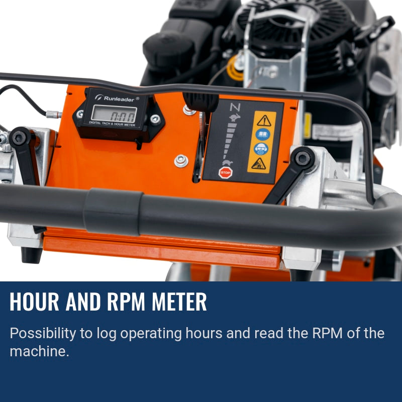 Husqvarna PG 400 Petrol Hour and RPM meter