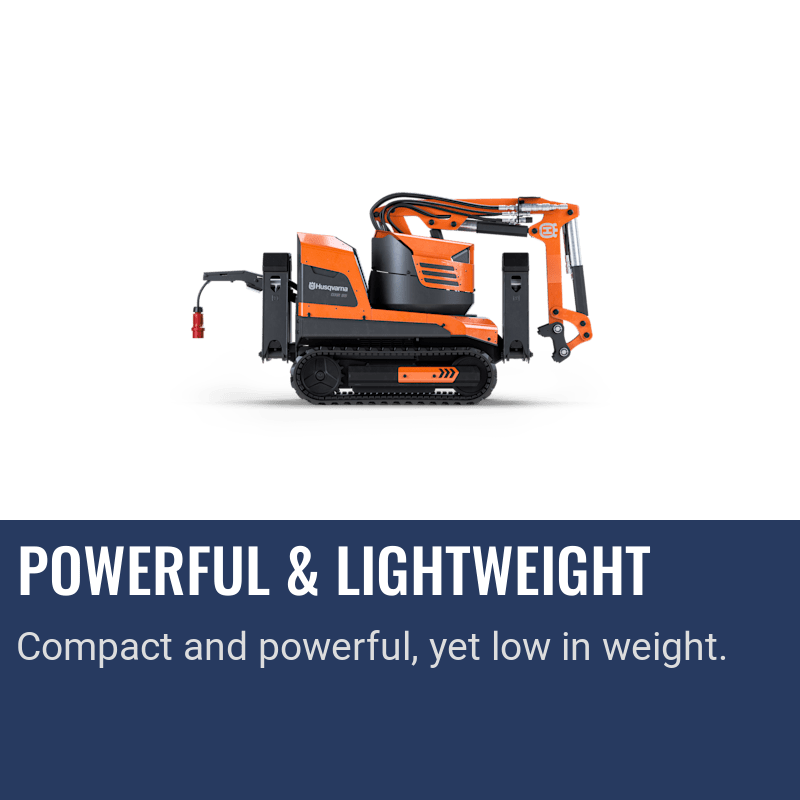 Husqvarna DXR 95, Powerful & Lightweight