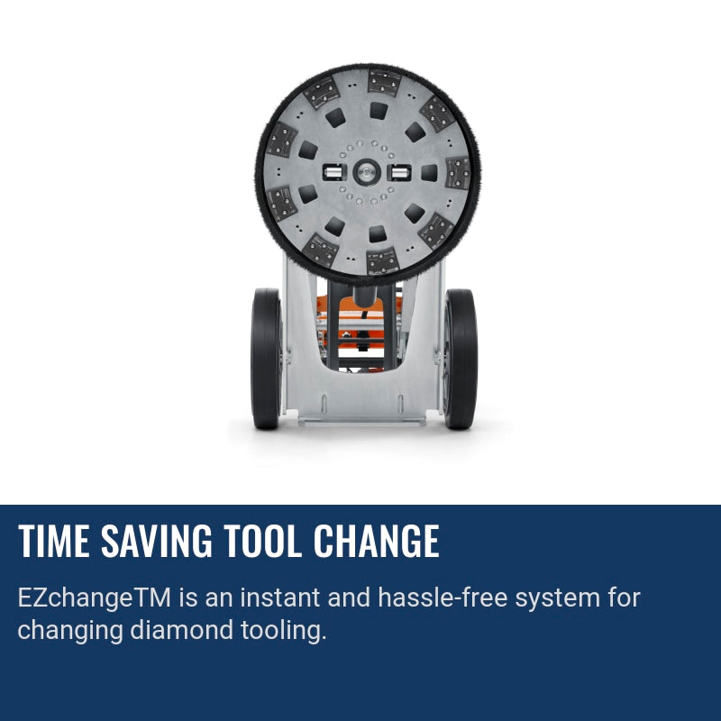 Husqvarna PG 400 Time saving tool change