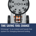 Husqvarna PG 400 Petrol, Time saving tool change