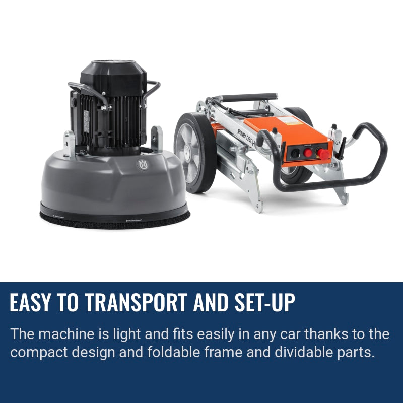 Husqvarna PG 450 Easy to transport and set-up