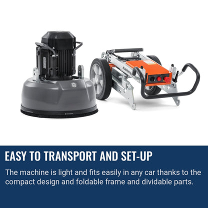 Husqvarna PG 450 Easy to transport and set-up
