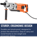 Husqvarna DM 220, Sturdy, ergonomic design