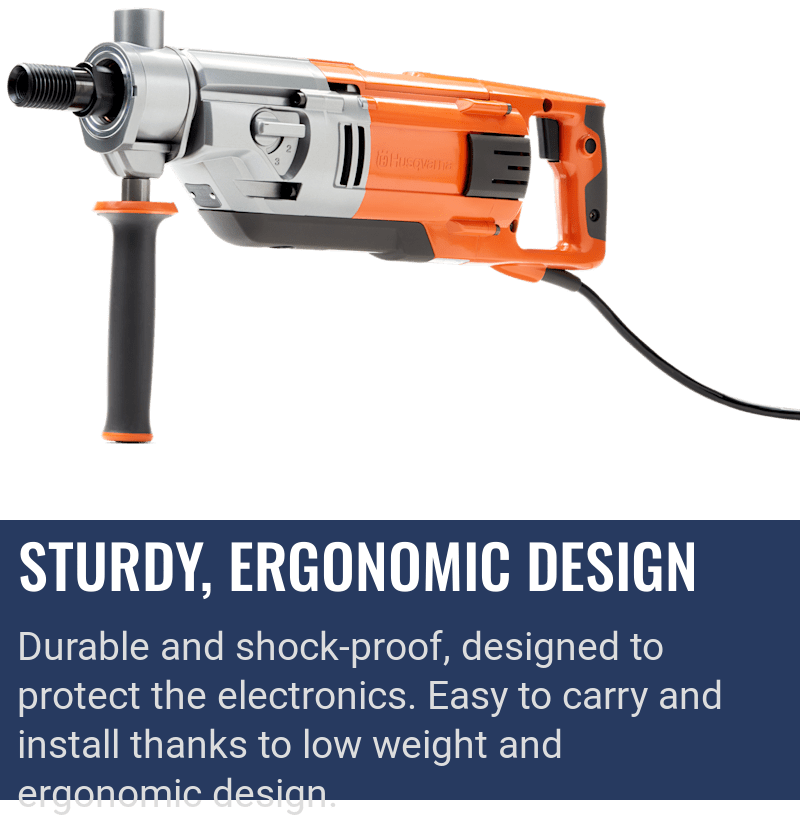 Husqvarna DM 220, Sturdy, ergonomic design