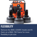 Husqvarna Blastrac BMG 2200RC, Flexibility