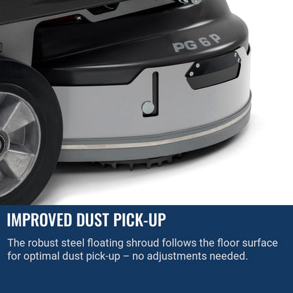 Husqvarna PG 6 P Improved dust pick-up