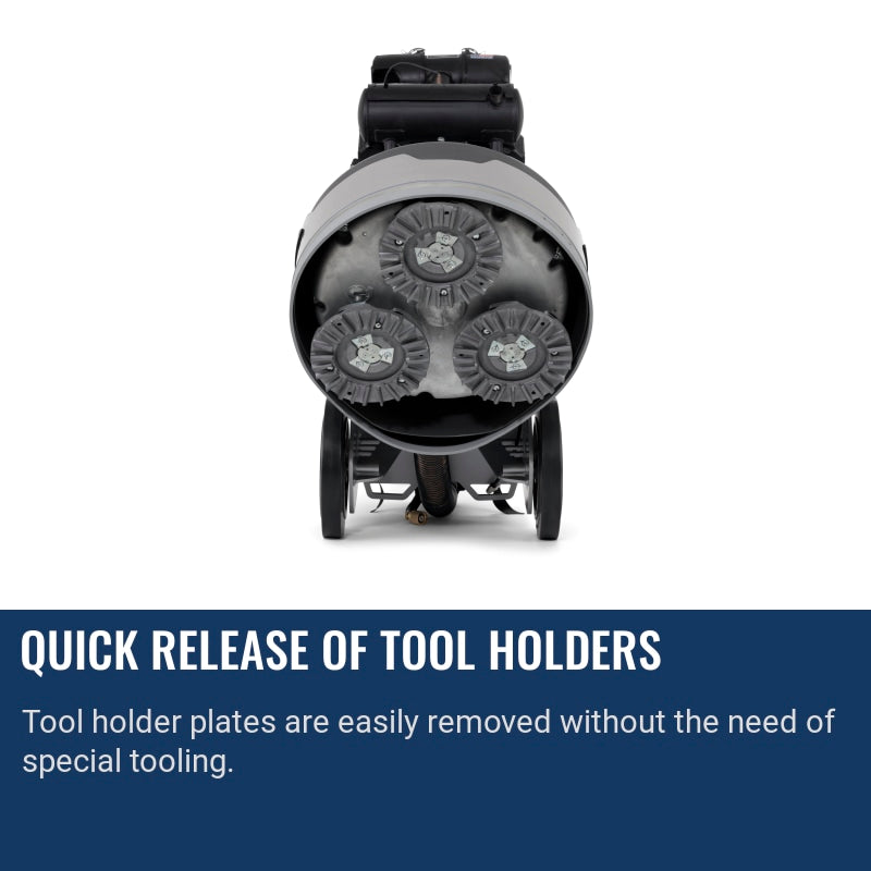 Husqvarna PG 6 P Quick release of tool holders