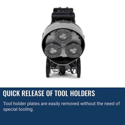 Husqvarna PG 6 P Quick release of tool holders