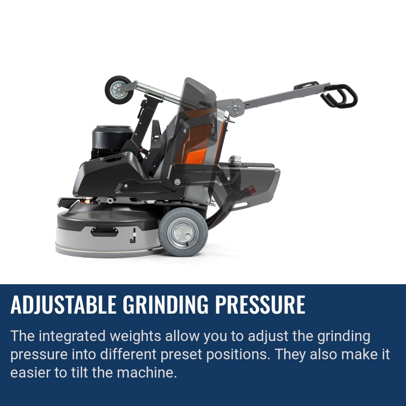 Husqvarna PG 8 D Adjustable grinding pressure