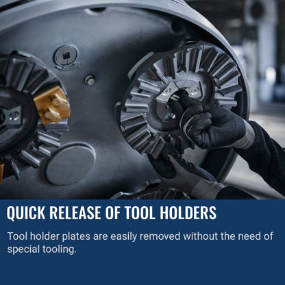 Husqvarna PG 8 D Quick release of tool holders