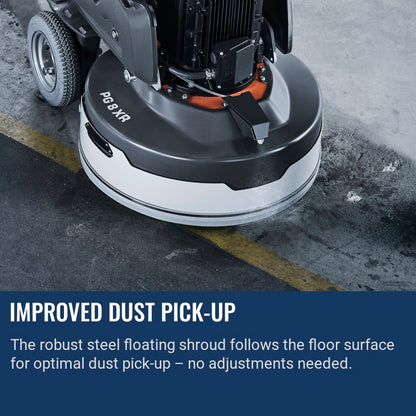 Husqvarna PG 8 DR Improved dust pick-up