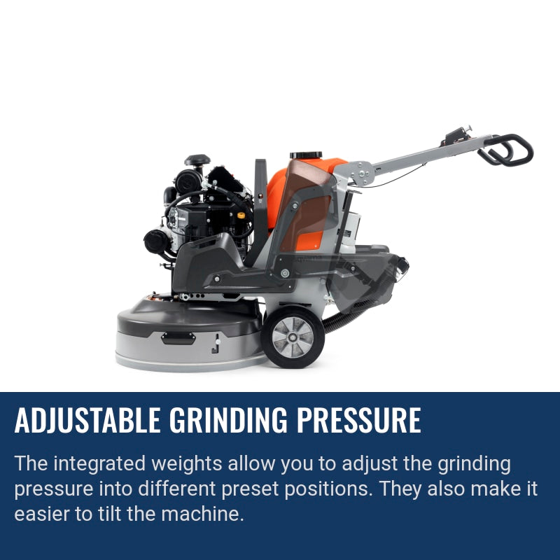 Husqvarna PG 8 P Adjustable grinding pressure