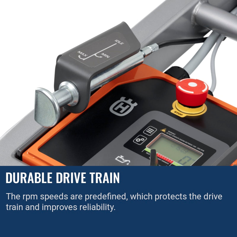 Husqvarna PG 8 P Durable drive train