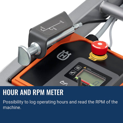 Husqvarna PG 8 P Hour and RPM meter