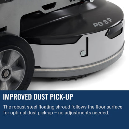 Husqvarna PG 8 P Improved dust pick-up