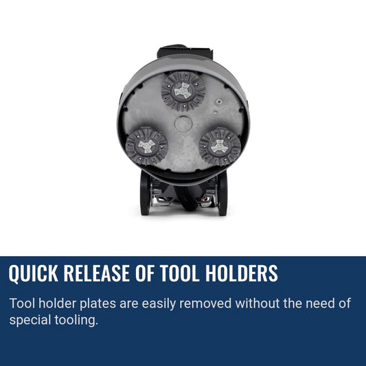 Husqvarna PG 8 P Quick release of tool holders