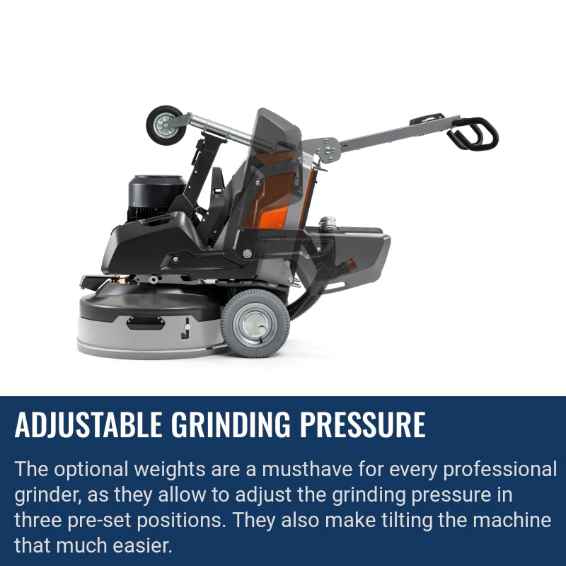 Husqvarna PG 8 S Adjustable grinding pressure