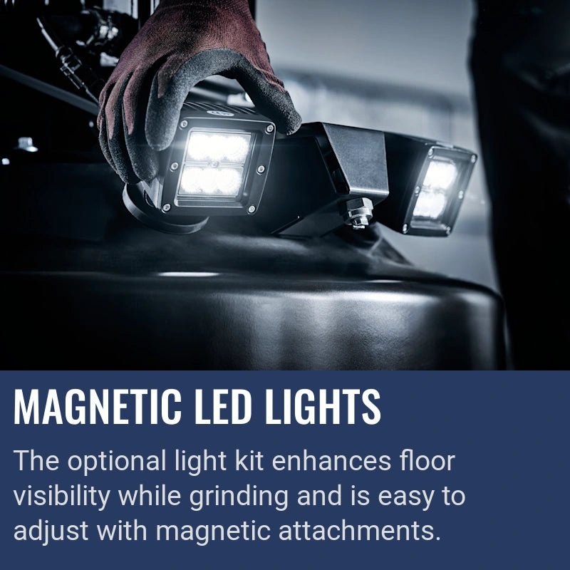 Husqvarna PG 8 DR, Magnetic LED lights