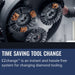 Husqvarna PG 8 DR, Time saving tool change