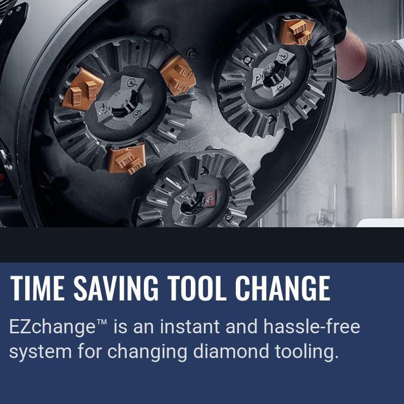 Husqvarna PG 8 DR, Time saving tool change