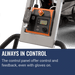 Husqvarna PG 830 P, Always in control
