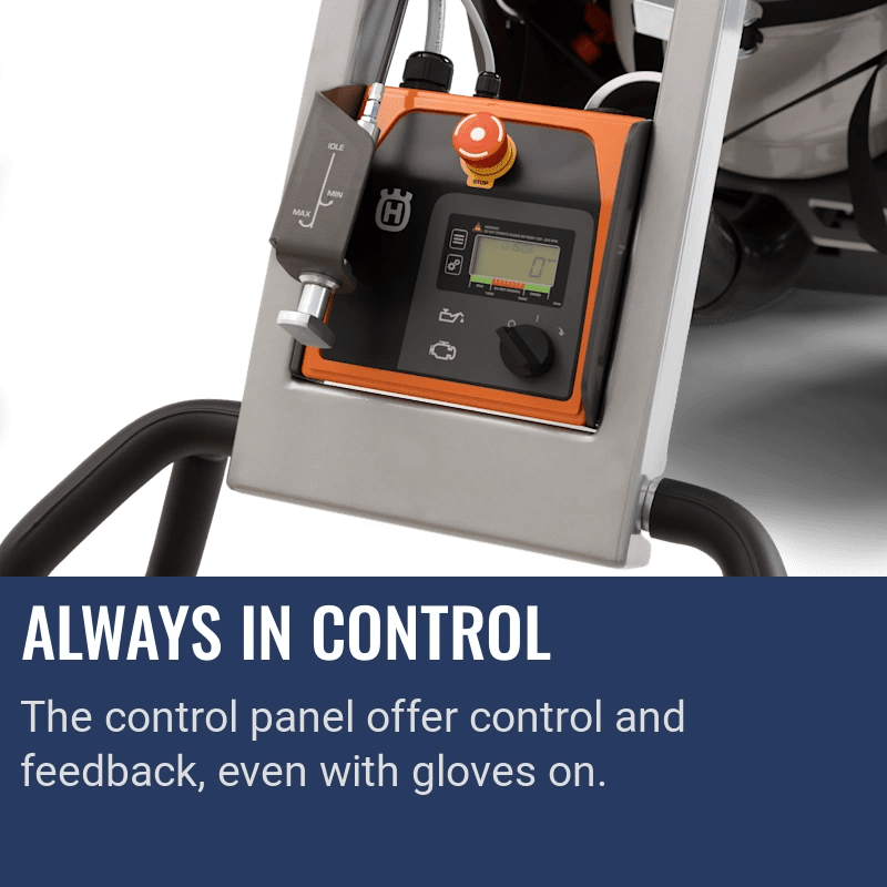 Husqvarna PG 830 P, Always in control