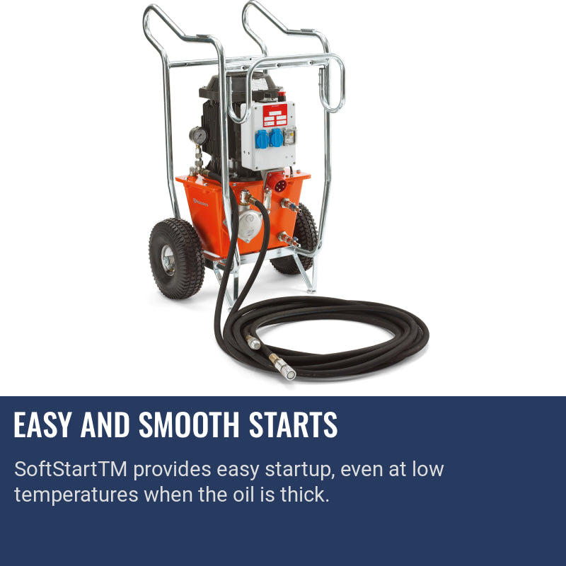 Husqvarna PP 325 E Easy and smooth starts